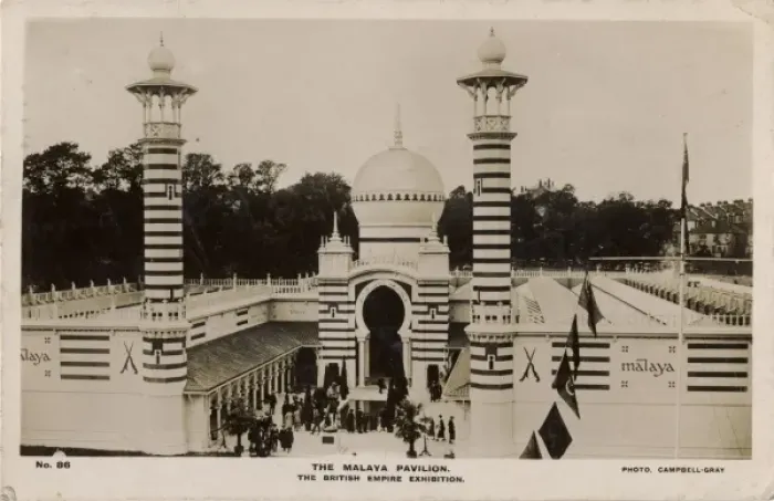 Framed Print : Malaya Pavilion, British Empire Exhibition Framed Print : Malaya Pavilion, British Empire Exhibition