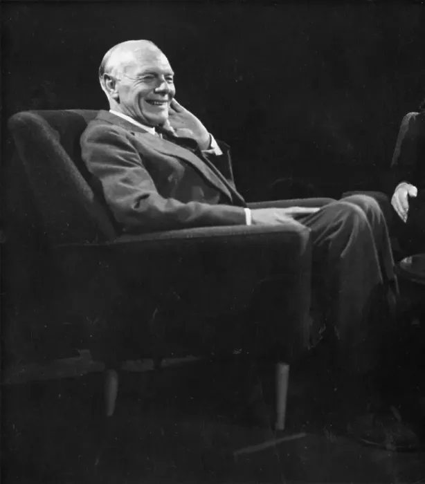 Framed Print : Malcolm Muggeridge, English journalist and broadcaster Framed Print : Malcolm Muggeridge, English journalist and broadcaster