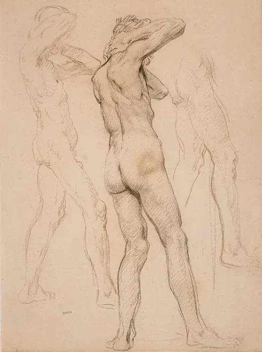 Framed Print : Male Figure Studies Framed Print : Male Figure Studies