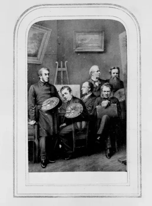 Framed Print : Male group portrait Framed Print : Male group portrait