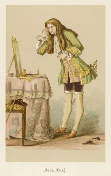 Framed Print : MALE TYPE / BEAU NASH 1700 Framed Print : MALE TYPE / BEAU NASH 1700