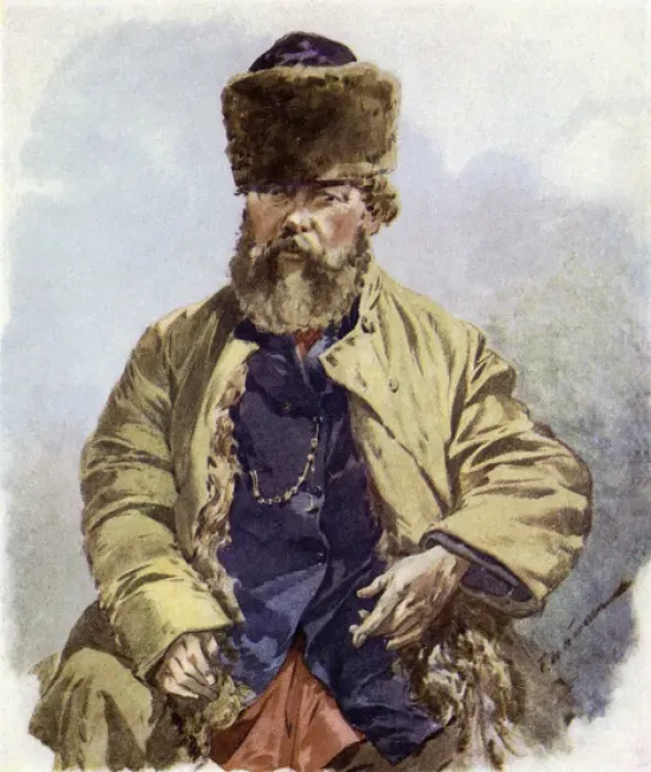 Framed Print : Male Type / Russian 1913 Framed Print : Male Type / Russian 1913