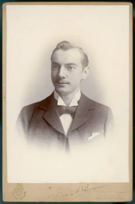 Framed Print : Male Type / Smiling C1890 Framed Print : Male Type / Smiling C1890