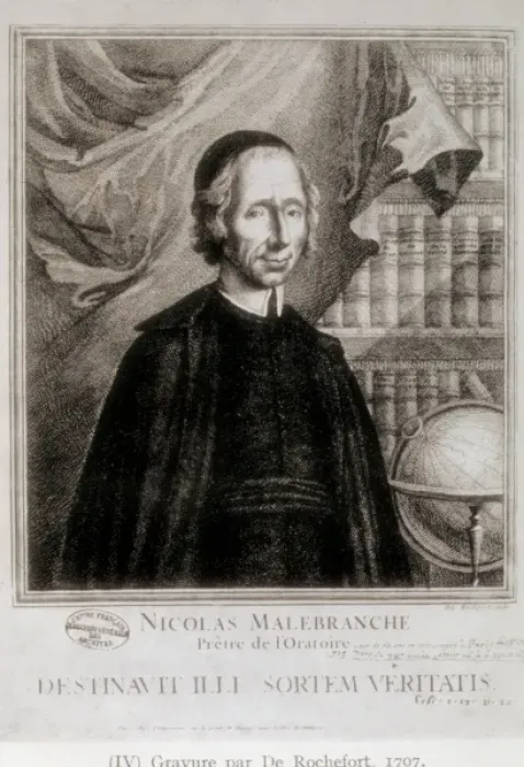 Framed Print : MALEBRANCHE, Nicolas de (1638-1715). Disciple Framed Print : MALEBRANCHE, Nicolas de (1638-1715). Disciple