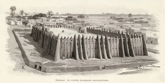 Framed Print : Mali / Djenne 1896 Framed Print : Mali / Djenne 1896
