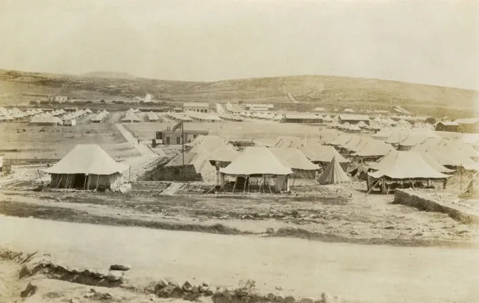 Framed Print : Malta - One of the Convalescent Camps - WWI Framed Print : Malta - One of the Convalescent Camps - WWI