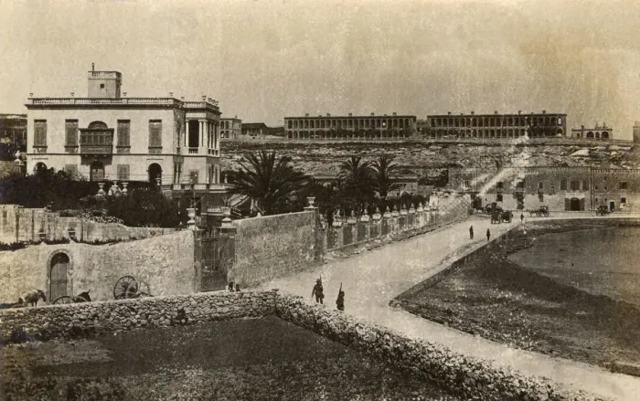 Framed Print : Malta - St Georges Barracks - WWI era Framed Print : Malta - St Georges Barracks - WWI era