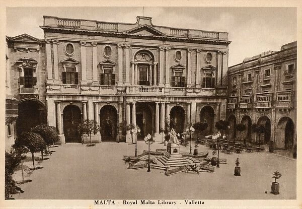 Malta - Valletta - Royal Malta Library