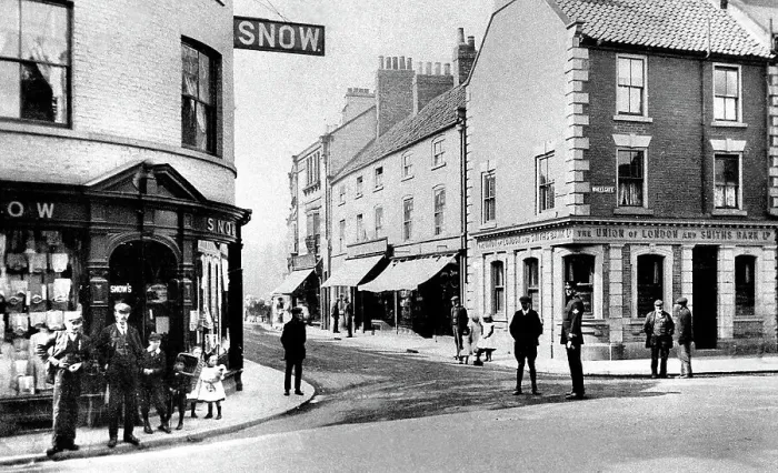 Framed Print : Malton - Butcher Corner Framed Print : Malton - Butcher Corner