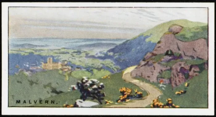 Framed Print : Malvern / Worcs / Cig Card Framed Print : Malvern / Worcs / Cig Card