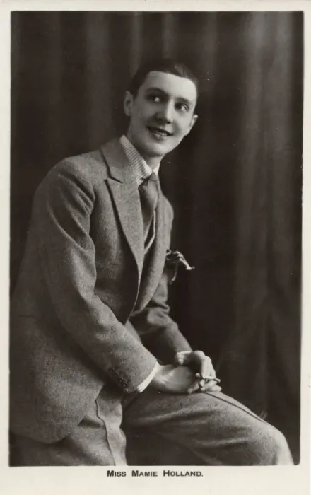 Framed Print : Mamie Holland music hall male impersonator 1896-1963