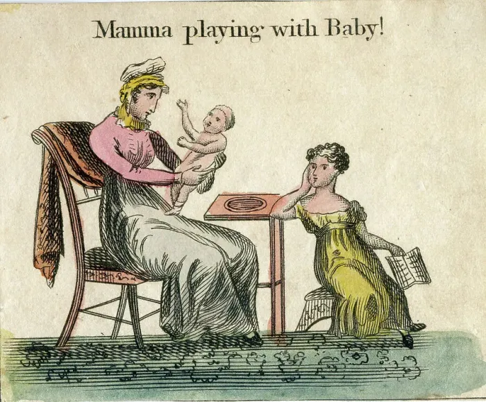 Framed Print : Mamma playing with Baby! Framed Print : Mamma playing with Baby!