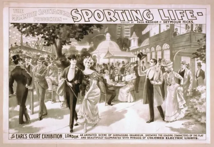 Framed Print : The mammoth spectacular production, Sporting life written by Framed Print : The mammoth spectacular production, Sporting life written by