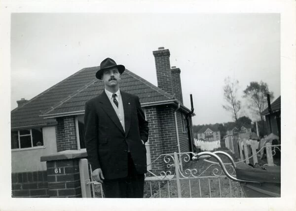 Man in 1950s Attire, Fawley, Hampshire