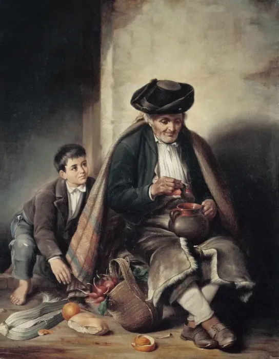 Framed Print : Man and boy Framed Print : Man and boy