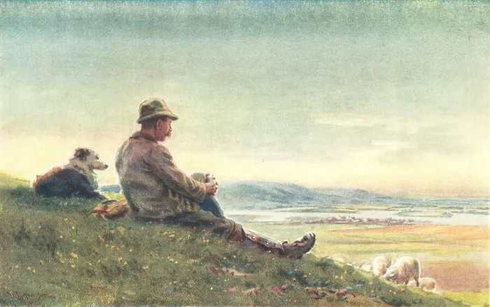 Framed Print : A Man And His Dog Framed Print : A Man And His Dog