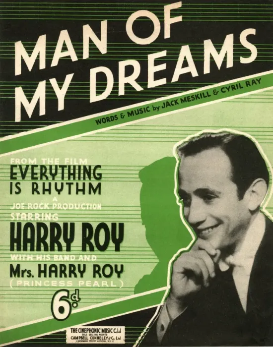 Framed Print : Man of my dreams - Music Sheet Cover Framed Print : Man of my dreams - Music Sheet Cover