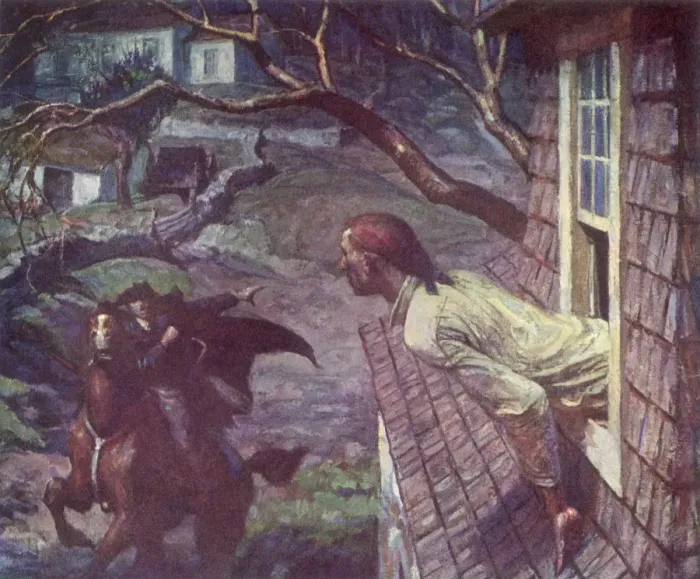 Framed Print : Man Hears Paul Revere Date: 1948 Framed Print : Man Hears Paul Revere Date: 1948