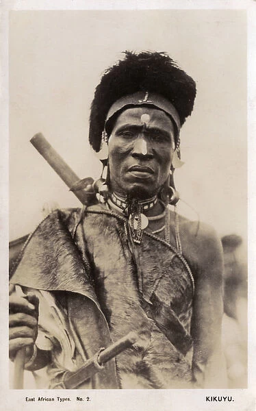Man of the Kikuyu tribe - Kenya, East Africa