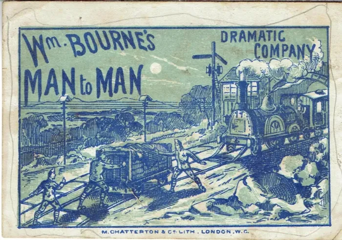 Framed Print : Man to Man by W Bourne Framed Print : Man to Man by W Bourne