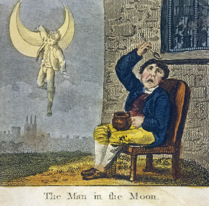 Framed Print : The Man in the Moon Framed Print : The Man in the Moon