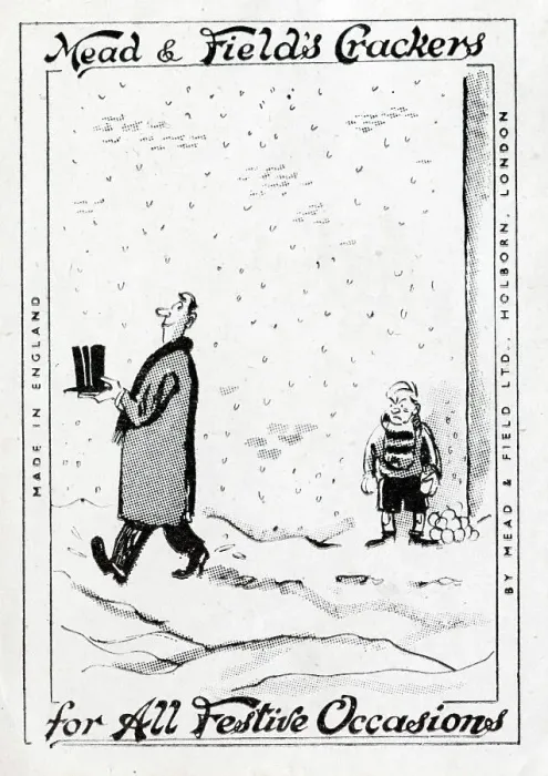 Framed Print : Man removes top hat to prevent boy snowballing Framed Print : Man removes top hat to prevent boy snowballing
