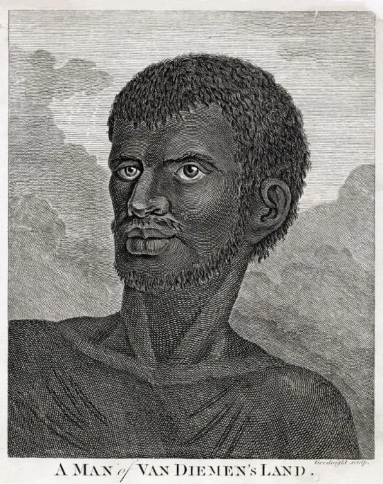 Framed Print : A Man of Van Diemens Land (Tasmania) encountered during Cook Framed Print : A Man of Van Diemens Land (Tasmania) encountered during Cook