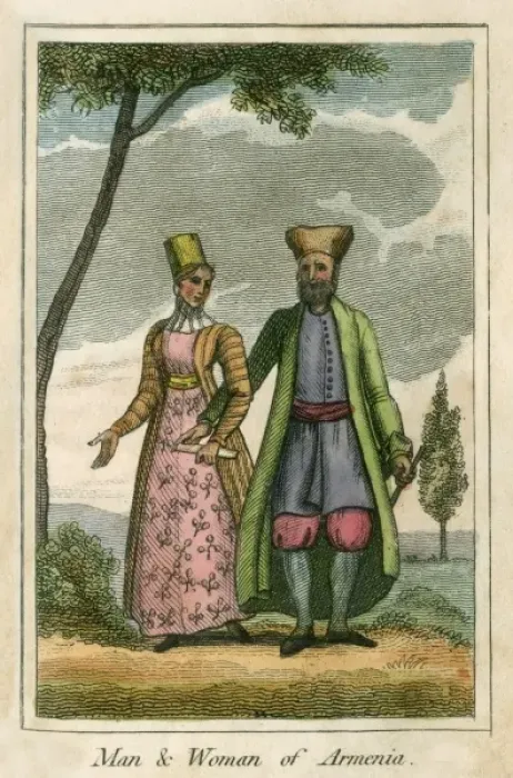 Framed Print : A man and Woman of Armenia Framed Print : A man and Woman of Armenia