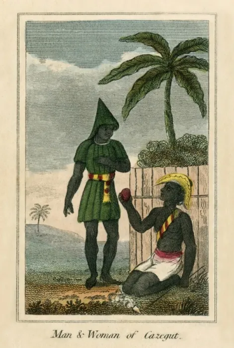 Framed Print : Man and Woman of Cazegut, (Bissau, Guinea) Framed Print : Man and Woman of Cazegut, (Bissau, Guinea)
