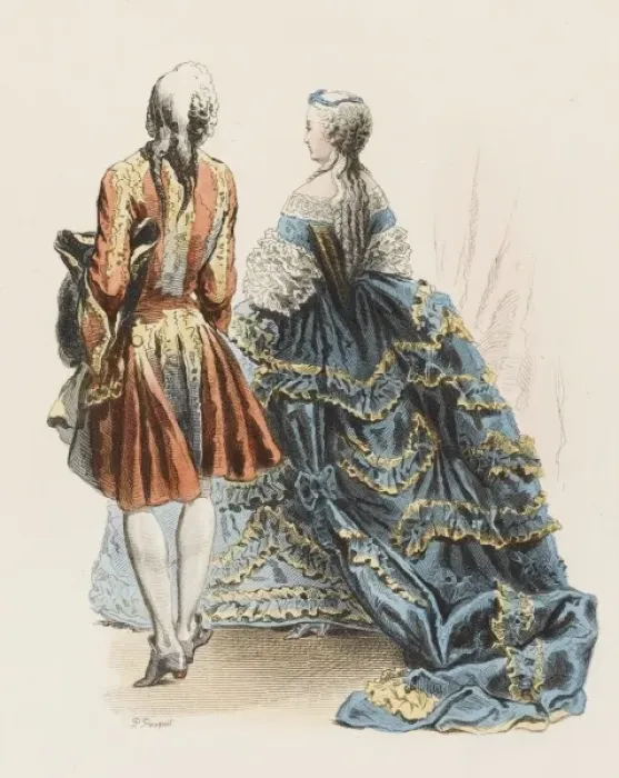 Framed Print : Man & Woman at Court Framed Print : Man & Woman at Court