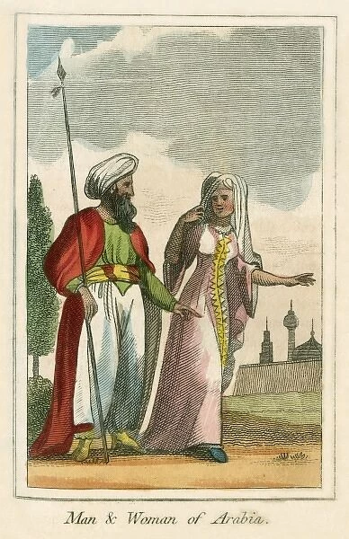 A man and Woman of Saudi Arabia