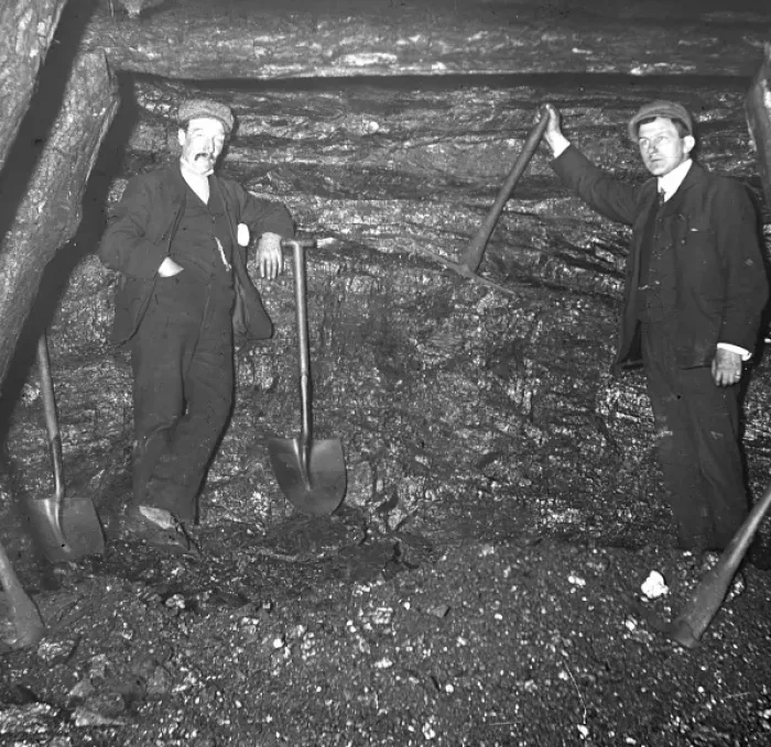 Framed Print : Managers of Baldwins Level, Pontypool, South Wales Framed Print : Managers of Baldwins Level, Pontypool, South Wales