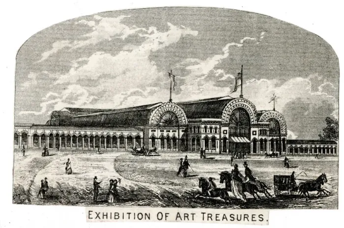 Framed Print : Manchester Art Treasures Exhibition, 1857 Framed Print : Manchester Art Treasures Exhibition, 1857