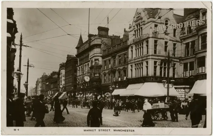 Framed Print : Manchester, England - Market Street Framed Print : Manchester, England - Market Street