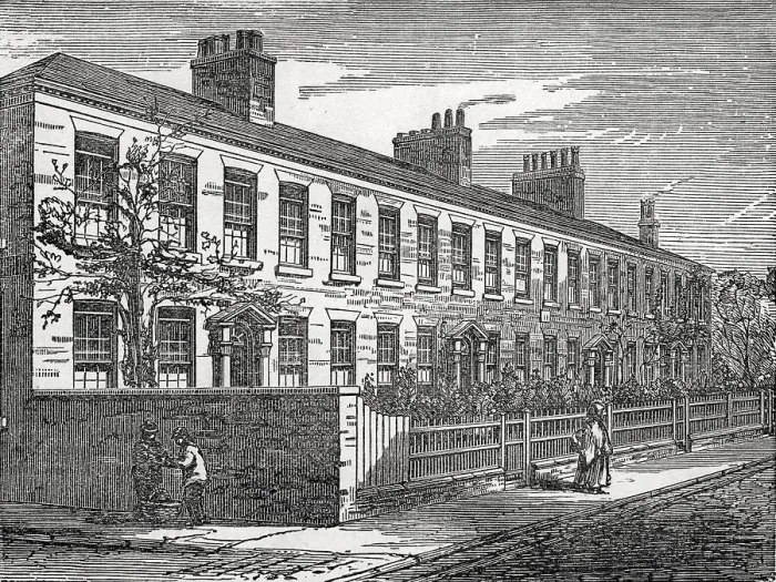 Framed Print : Manchester Mr Birch's Orphan Homes Hulme 1880s Framed Print : Manchester Mr Birch's Orphan Homes Hulme 1880s