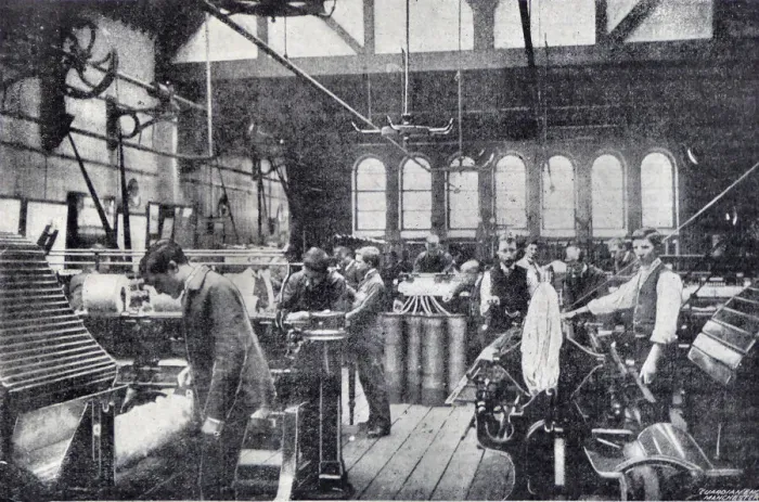 Framed Print : Manchester Municipal Weaving School Framed Print : Manchester Municipal Weaving School