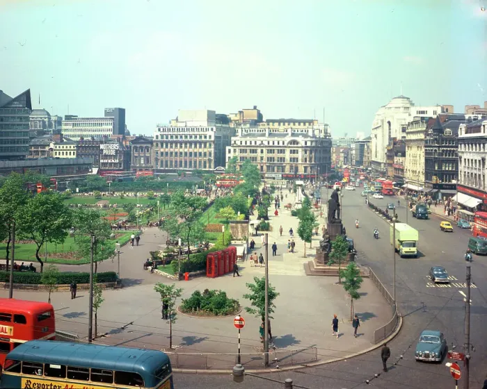 Framed Print : Manchester - Piccadilly Framed Print : Manchester - Piccadilly