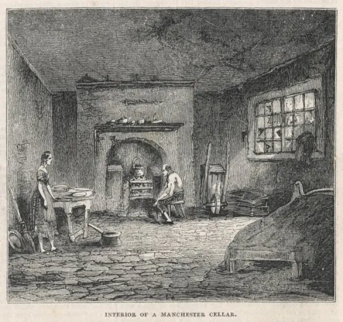 Framed Print : Manchester Slum Framed Print : Manchester Slum