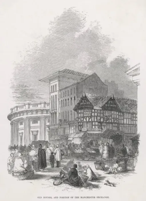 Framed Print : Manchester / Street Market Framed Print : Manchester / Street Market