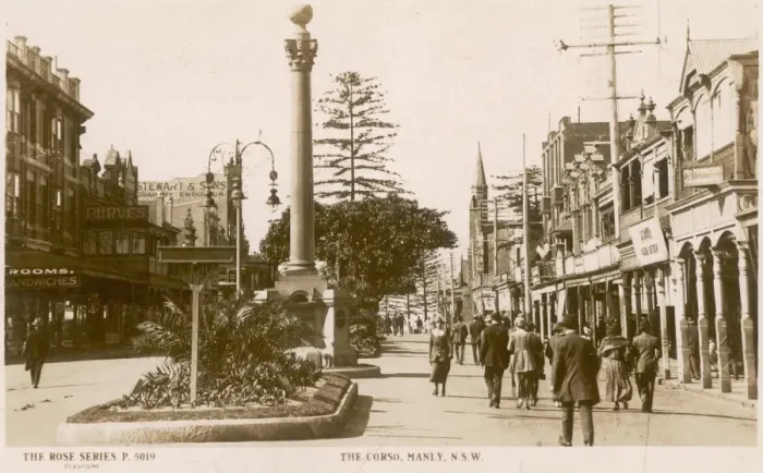 Framed Print : Manly C. 1900s Framed Print : Manly C. 1900s