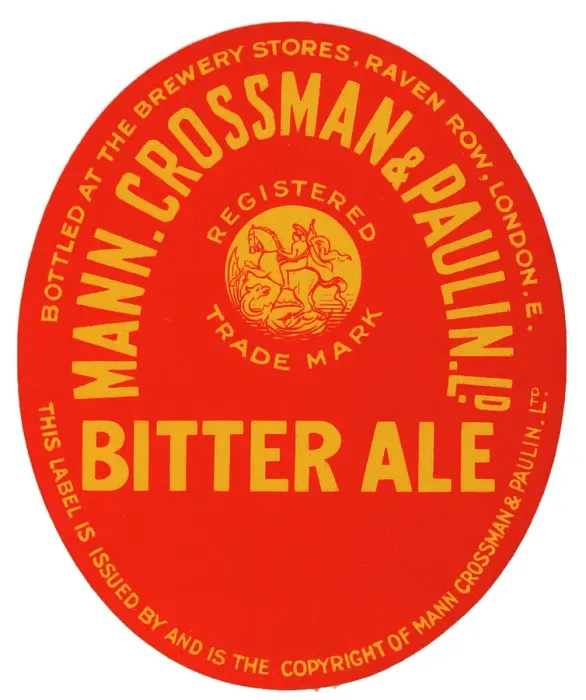 Framed Print : Mann Crossman & Paulin Bitter Ale Framed Print : Mann Crossman & Paulin Bitter Ale