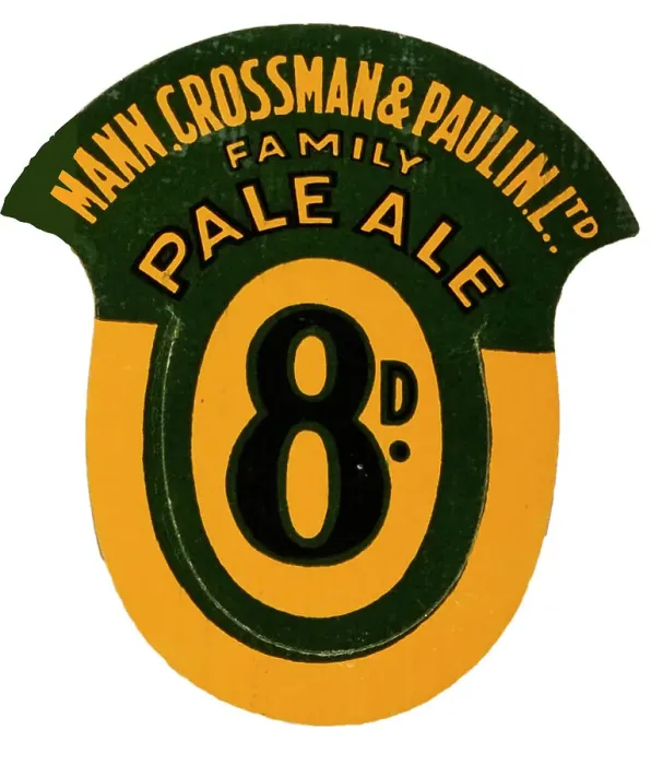 Framed Print : Mann Crossman & Paulin Family Pale Ale Framed Print : Mann Crossman & Paulin Family Pale Ale