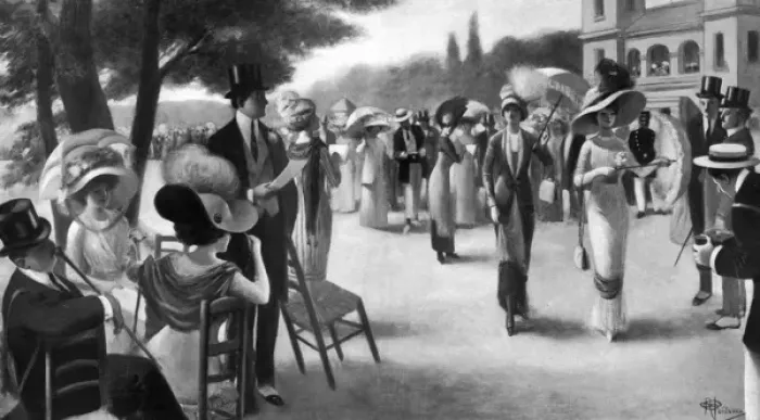 Framed Print : Mannequins at Races - 2 Framed Print : Mannequins at Races - 2