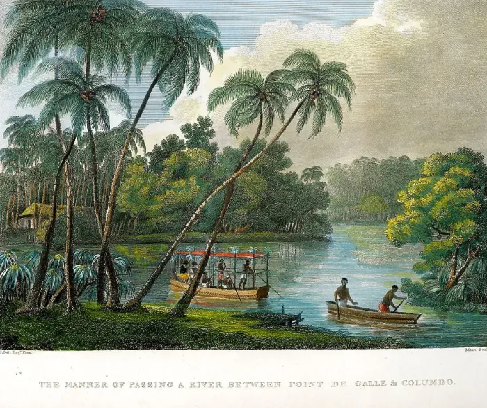 Framed Print : The Manner of Passing A River Between Point De ? Framed Print : The Manner of Passing A River Between Point De ?