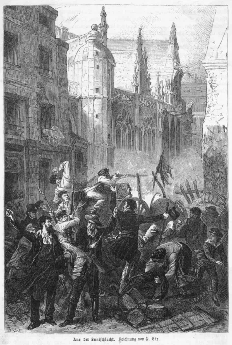 Framed Print : Manning Barricades 2 Framed Print : Manning Barricades 2