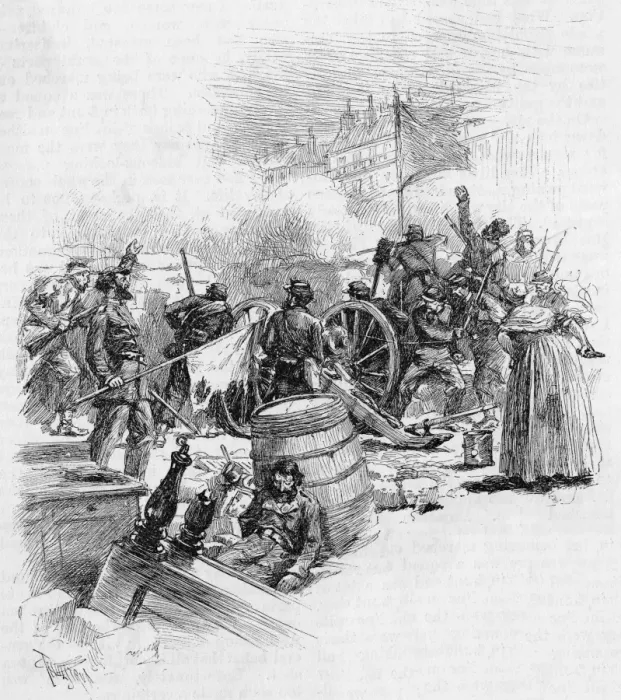 Framed Print : Manning Barricades