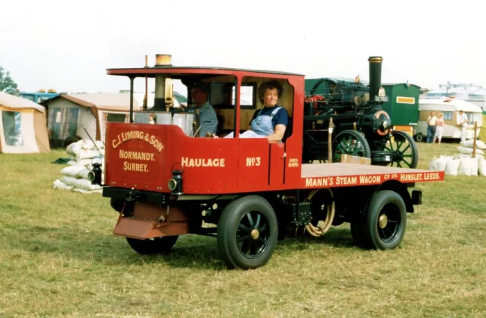 Framed Print : Mann's Steam Wagon scale replica Framed Print : Mann's Steam Wagon scale replica