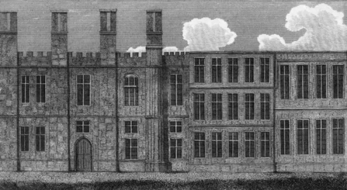 Framed Print : Manor house at Chelsea, built by Henry VIII Framed Print : Manor house at Chelsea, built by Henry VIII
