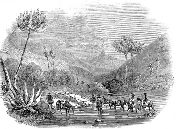 Framed Print : Mans Hand Mountain, Mexico, 1846 Framed Print : Mans Hand Mountain, Mexico, 1846