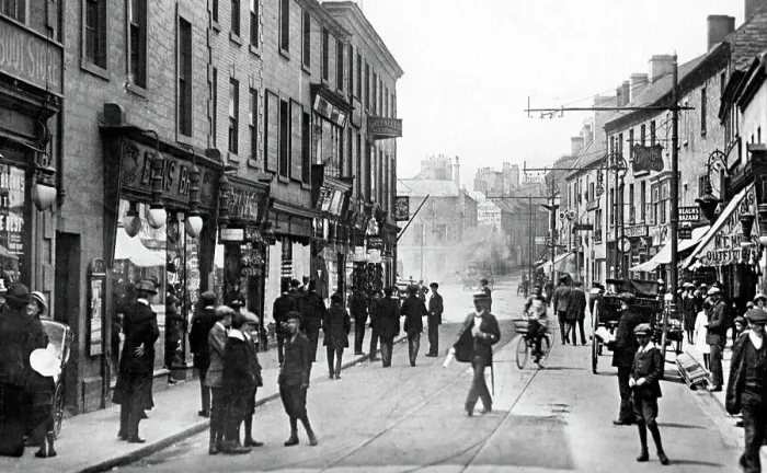 Framed Print : Mansfield Westgate early 1900s Framed Print : Mansfield Westgate early 1900s